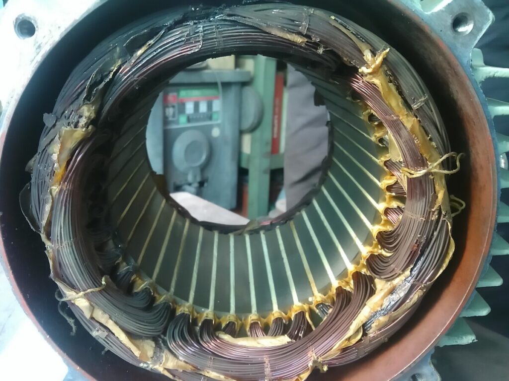 브레이크 구속에 의한 소손